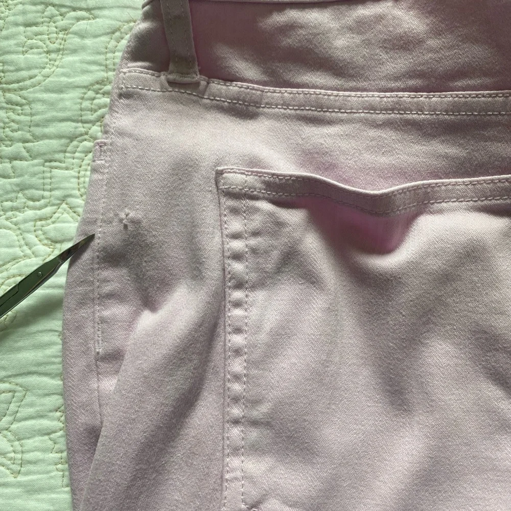 J. Crew Women’s 9”Billie Demi Boot Crop Denim Pants in Light Pink Size 28/6 - Picture 16 of 16